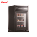 Hot Sale Small Glass Door Showcase Countertop Mini Freezer Display Showcase